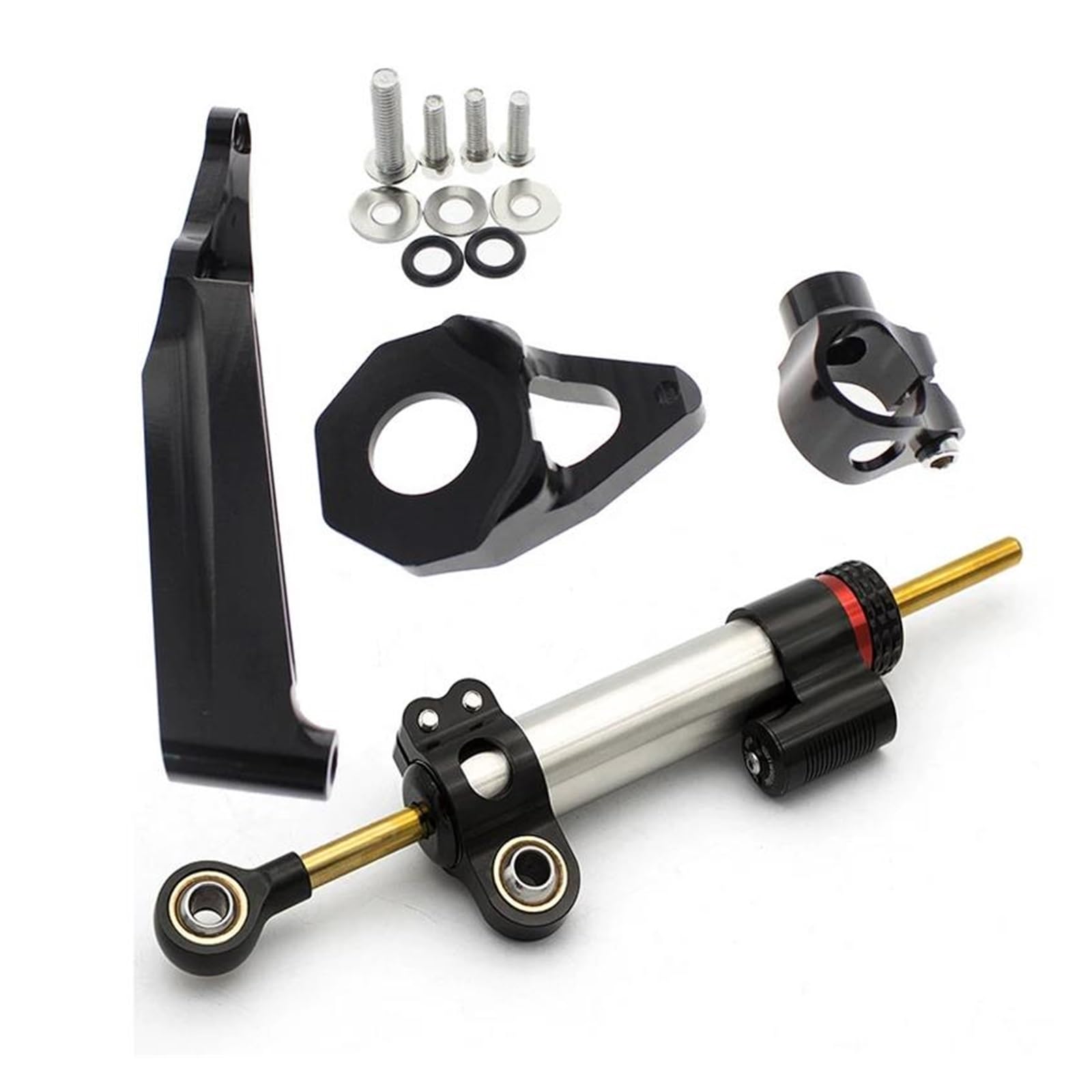 Lenkverstärkerstabilisator Motorrad Stabilisator Lenkung Dämpfer Montage Halterung Unterstützung Kit Für CBR600RR Für CBR 600RR Für 600 RR 2005 2006 Motorradlenkung(Damper n Bracket B) von DIAYES