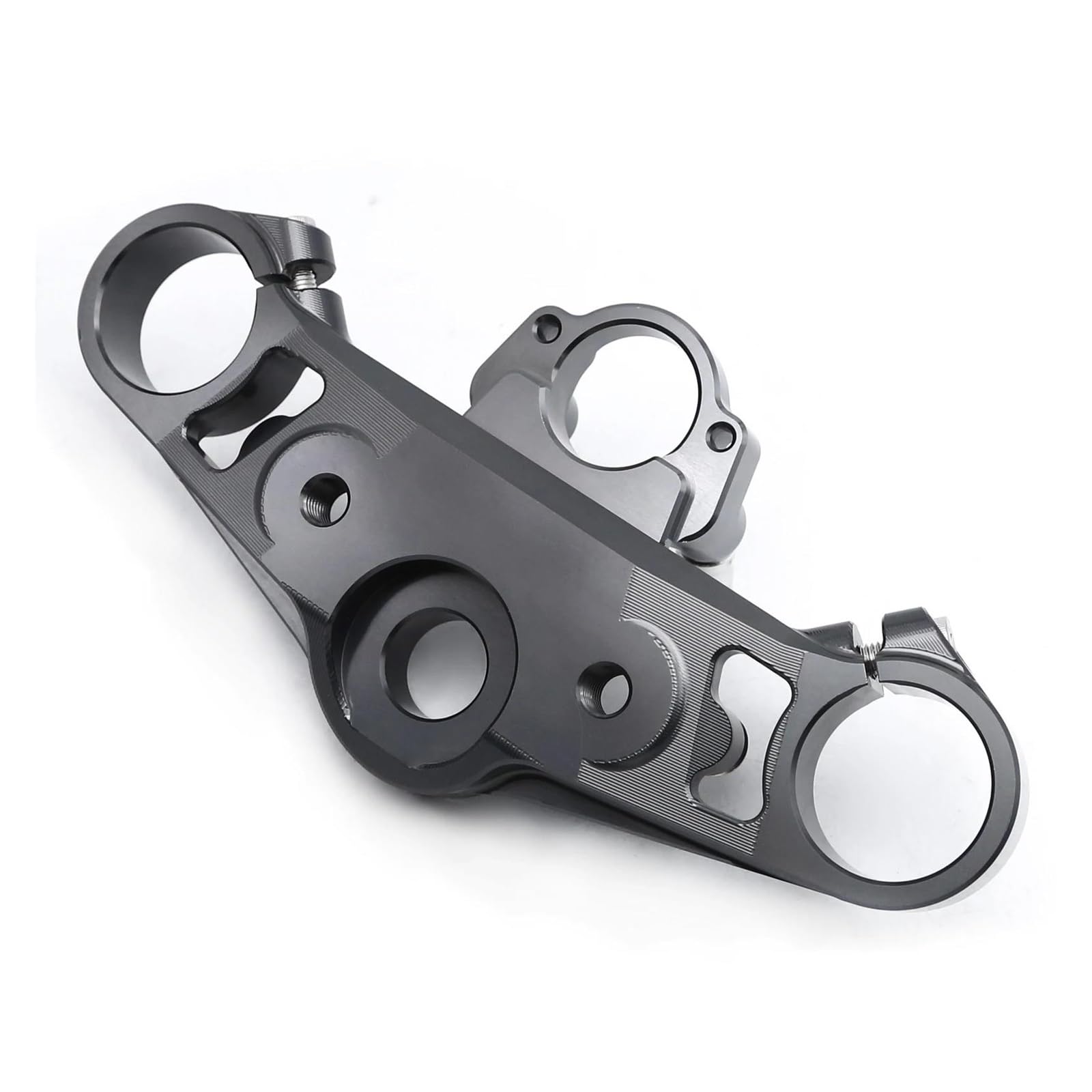 Lenkverstärkerstabilisator Motorrad Vorne Triple Tree Obere Brücke Top Clamp Gabel Für CB400X CB400R Für CB 400 CB400 XR 2017-2022 Motorradlenkung(Gray) von DIAYES