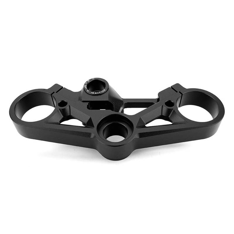 Lenkverstärkerstabilisator Motorradzubehör Tieferlegungsgabelbrücke Frontend Obere Oberklemme Für RC390 Für RC 390 2022 2023 Motorradlenkung(Black) von DIAYES