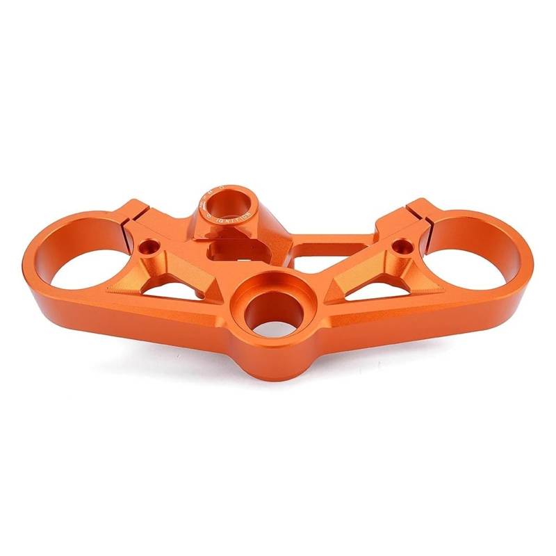 Lenkverstärkerstabilisator Motorradzubehör Tieferlegungsgabelbrücke Frontend Obere Oberklemme Für RC390 Für RC 390 2022 2023 Motorradlenkung(Orange) von DIAYES