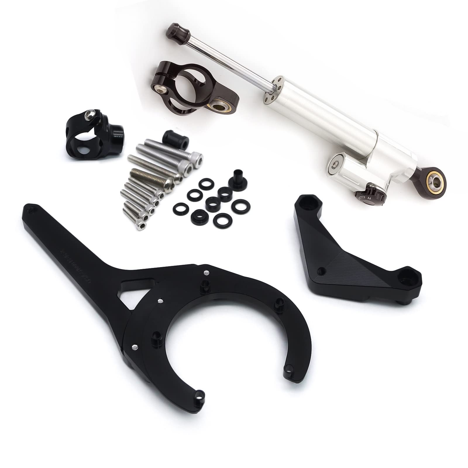 Lenkverstärkerstabilisator Motorräder Lenkstabilisator Dämpfer Halterung Halterung Für Suzuki Für GSXS1000 2016-2019 2020 2021 2022 Motorradlenkung(Damper n Bracket D) von DIAYES