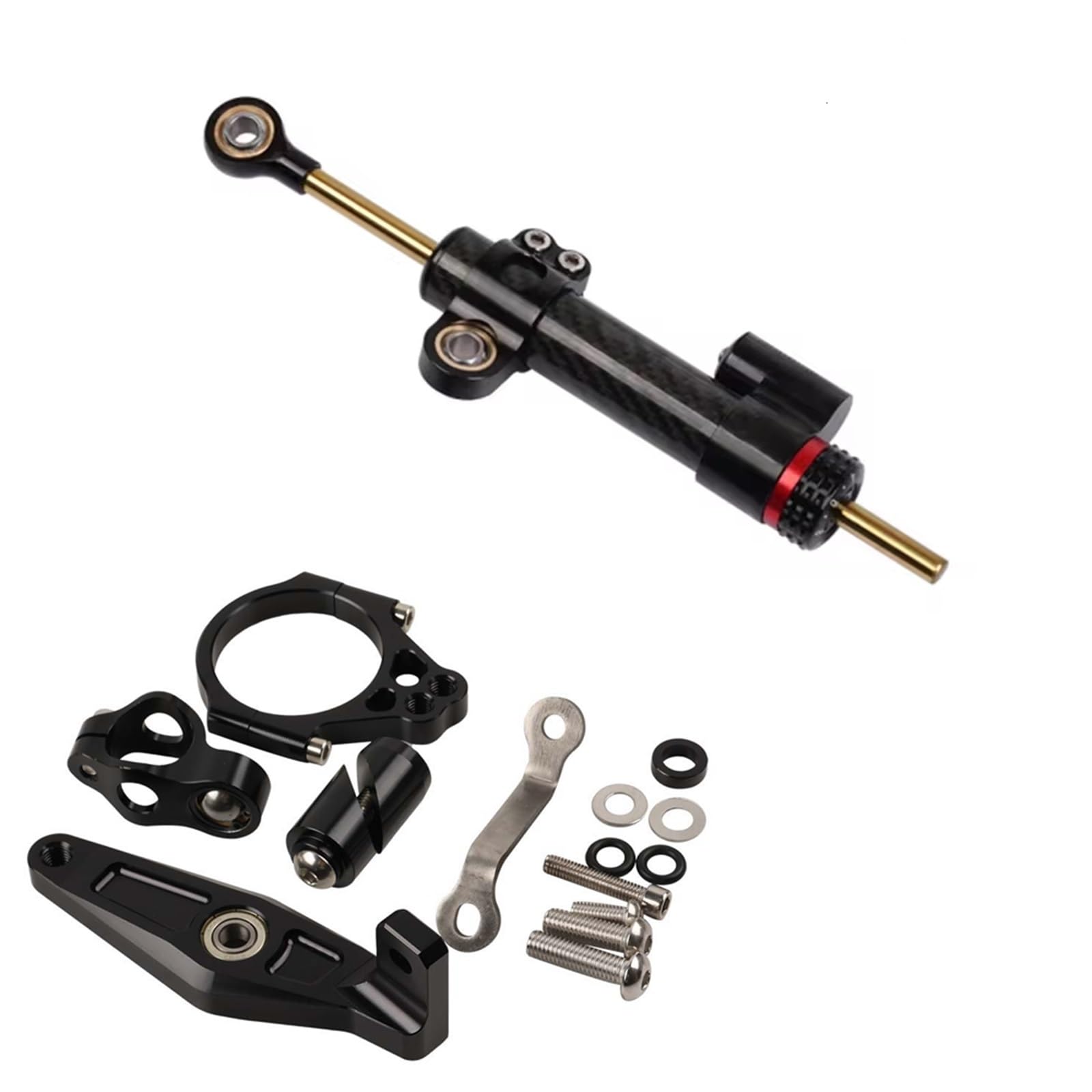 Lenkverstärkerstabilisator Motorräder Zubehör Lenkung Stabilisator Unterstützung Dämpfer Halterung Mount Kit Sicherheit Für XSR900 Für XSR 900 2022 2023 2024 Motorradlenkung(Type-C) von DIAYES