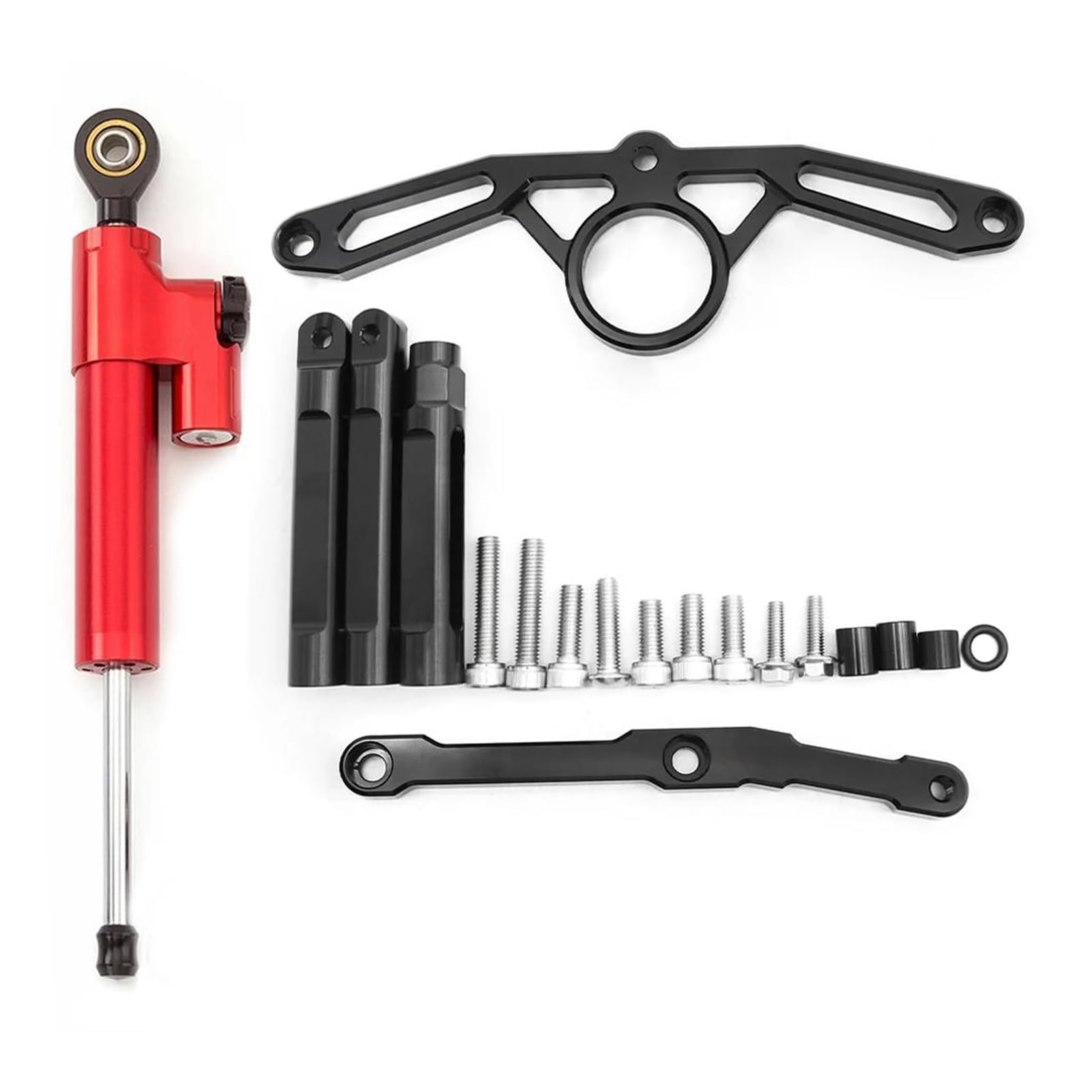 Lenkverstärkerstabilisator Stabilisator Lenkung Dämpfer Halterung Montage Kit Unterstützung Motorrad Zubehör FÜR MT09 MT 09 2021 2022 2023 Motorradlenkung(Damper n Bracket C) von DIAYES