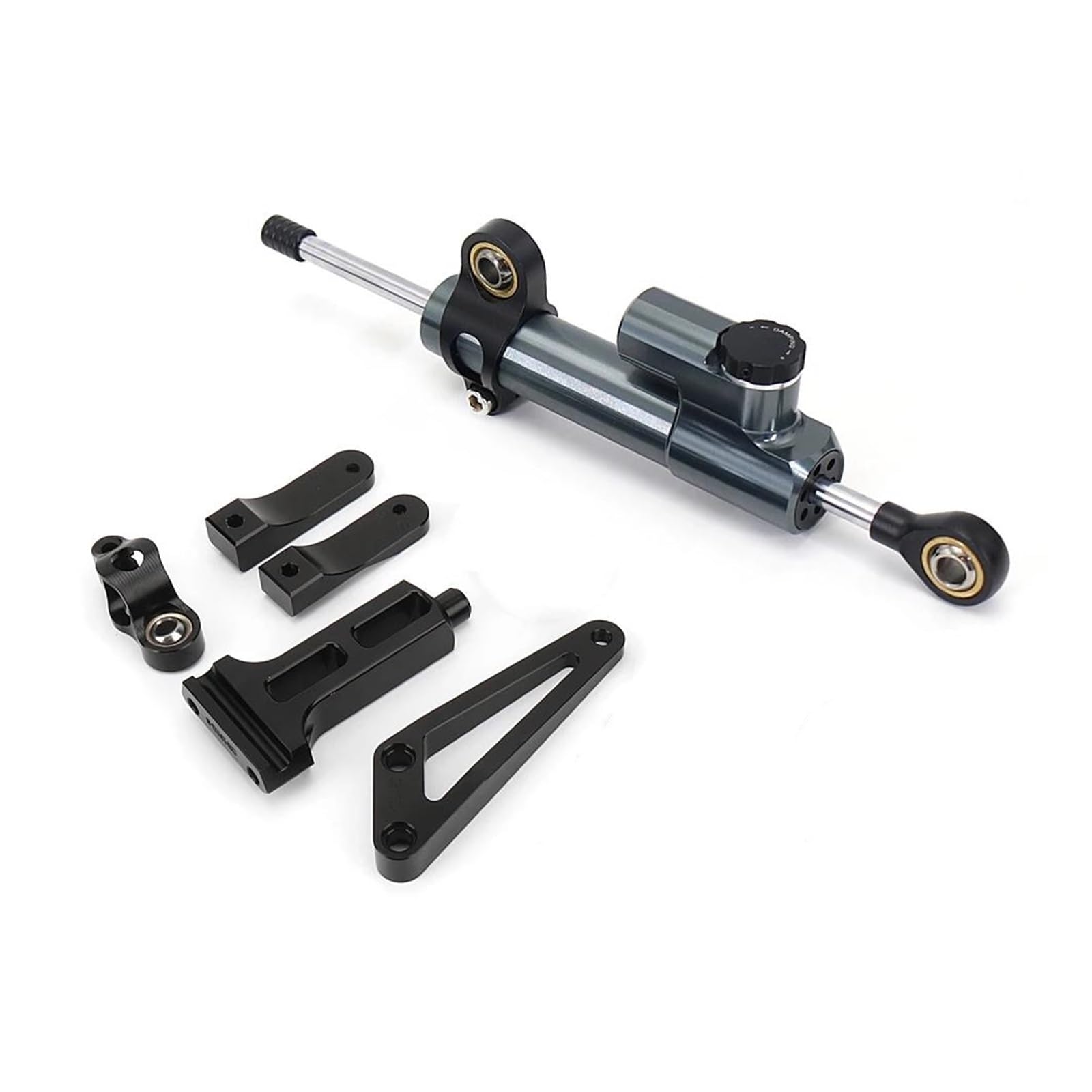 Lenkverstärkerstabilisator Stabilisator-Lenkungsdämpfer-Montagehalterungs-Unterstützungskit Motorradzubehör Für CB 1300 Für CB1300 Für Cb1300 2003-2011 Motorradlenkung(Set 2) von DIAYES