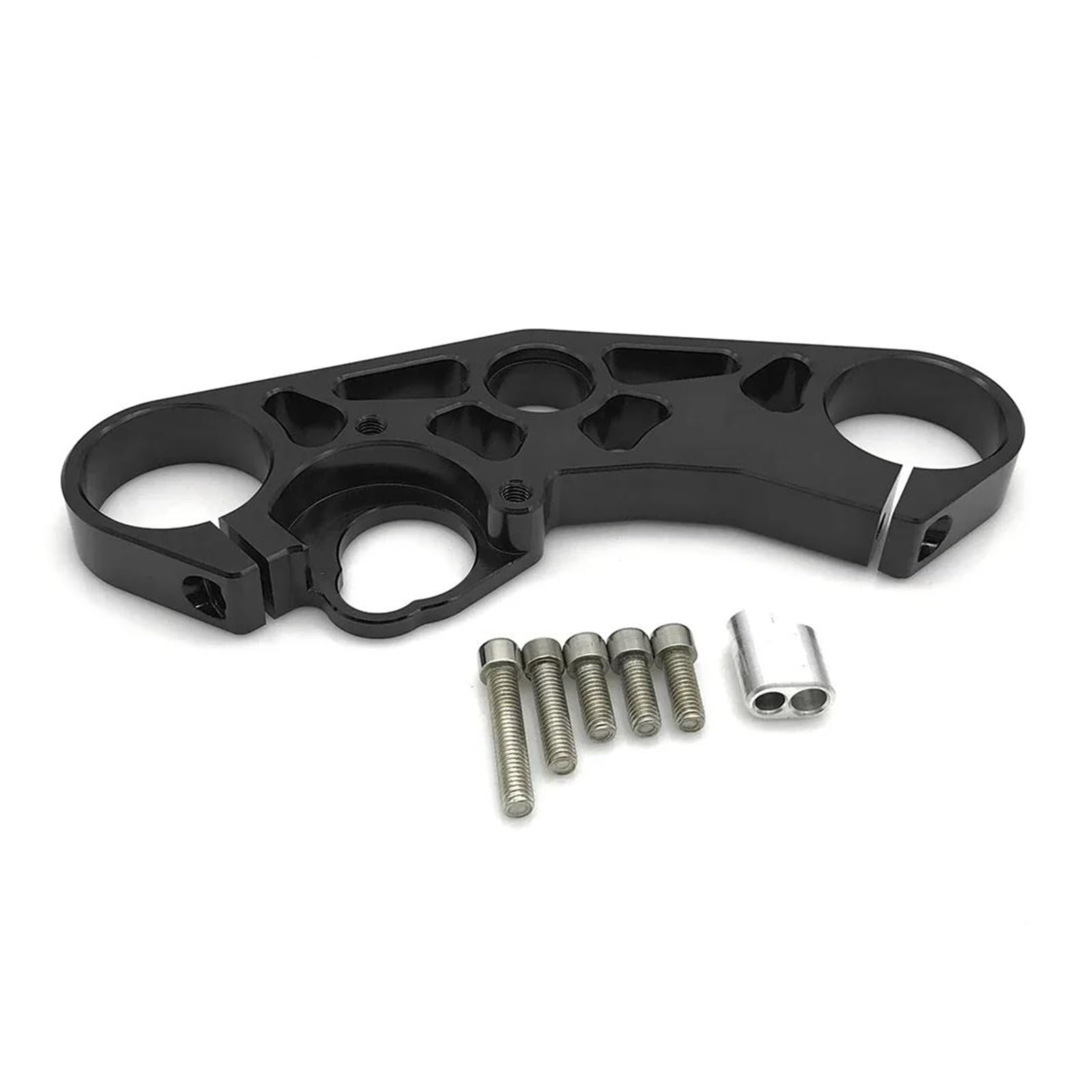 Lenkverstärkerstabilisator Tieferlegungsgabelbrücke Top Clamp Yoke Motorrad Vorderradgabel Für Suzuki Für GSXR GSX-R 600 750 1000 Für GSX-R600 GSX-R750 GSX-R1000 Motorradlenkung(Black) von DIAYES