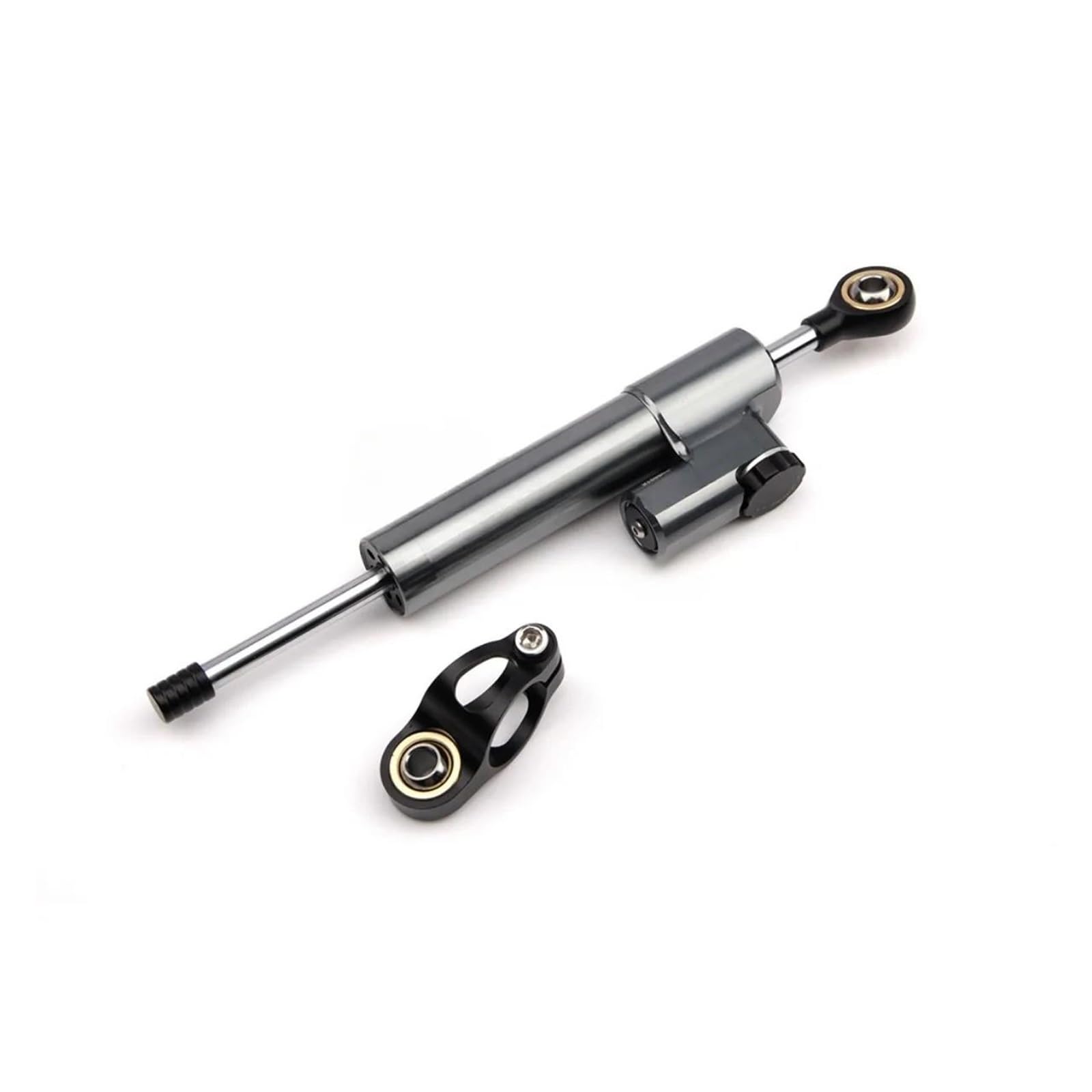 Lenkverstärkerstabilisator Universal Titan Lineal Richtung Stabilisator Dämpfer Anti Sway Stoßdämpfer Für Motorrad Lenkung Dämpfer Motorradlenkung(Titanium) von DIAYES