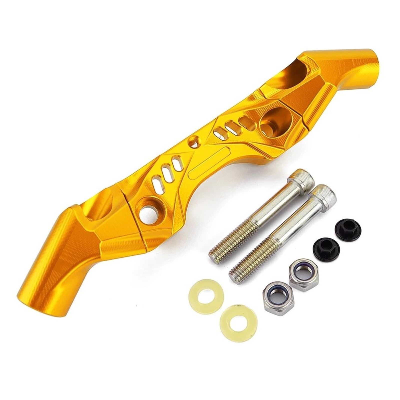 Lenkverstärkerstabilisator Vorne Oben Gabel Obere Gabelbrücke Klemmhalter Adapter Motorrad Top Triple Lenker Für Kawasaki Für Ninja 650 Für Ninja650 2017-2023 Motorradlenkung(Gold) von DIAYES