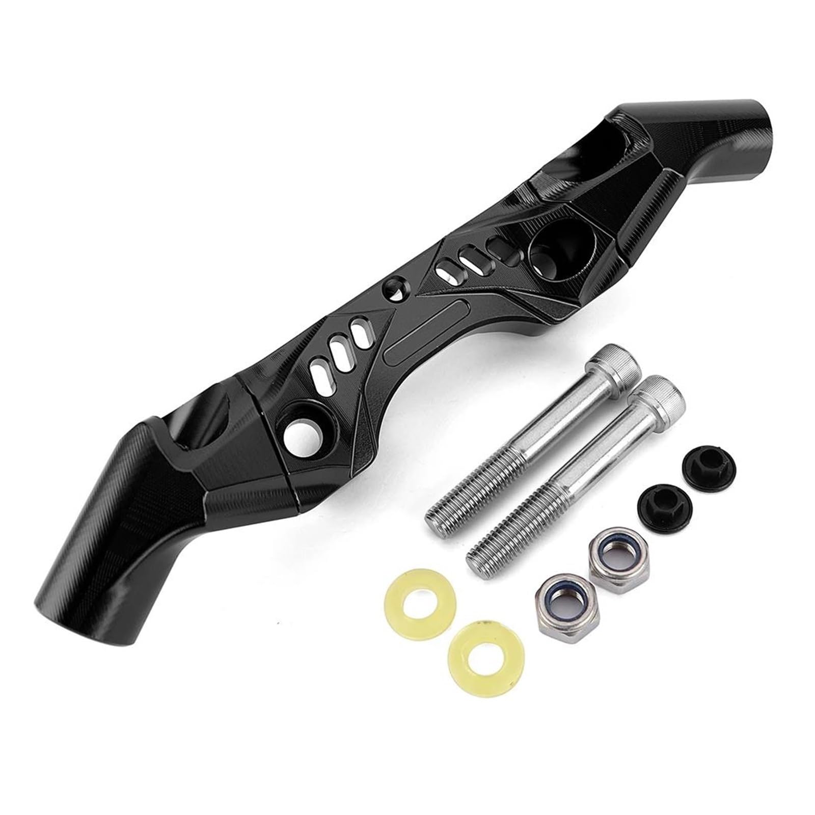 Lenkverstärkerstabilisator Vorne Oben Gabel Oberen Gabelbrücke Klemmhalter Motorrad Top Triple Lenker Adapter Für Kawasaki Für Ninja 650 Für Ninja650 2017-2023 Motorradlenkung(Black) von DIAYES