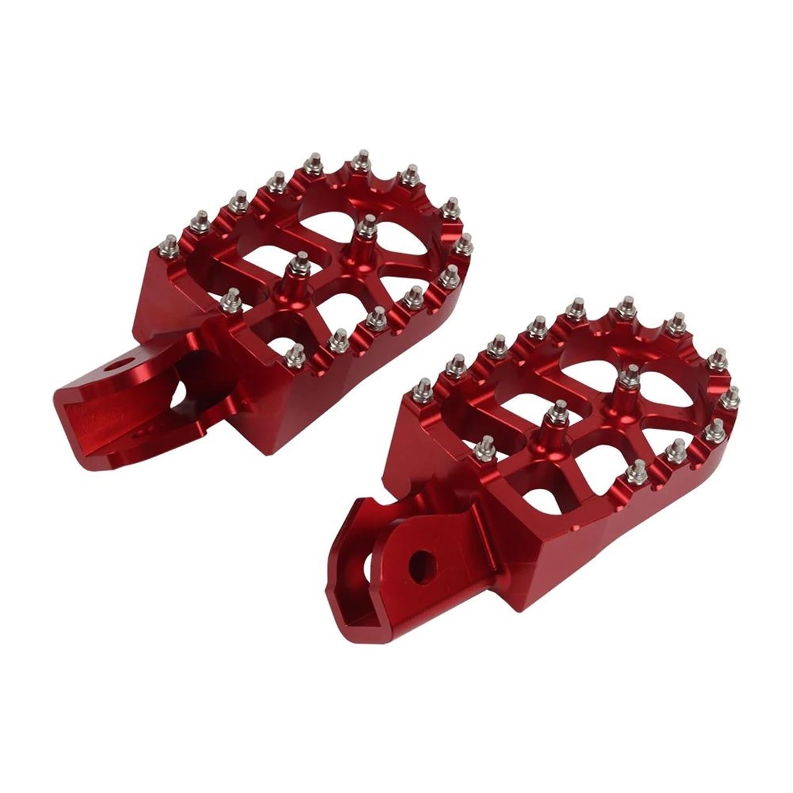 Motorrad Fußrasten Sets Für CRF110F CRF80 Sur Ron Surron Hawk 250 Motorrad Fußrasten Fußrasten Fußrasten Stützen Pedal Fußrasten(Red) von DIAYES