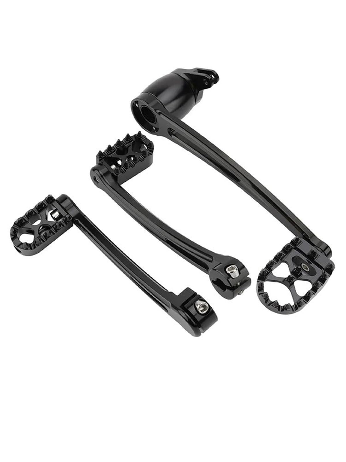 Motorrad Fußrasten Sets Für Harley Touring Road King Electra Road Street Glide 2014-Später Motorrad MX Bremsarm Pedal Ferse Kappe Getriebe Schalthebel Pegs Fußrasten(Type C) von DIAYES