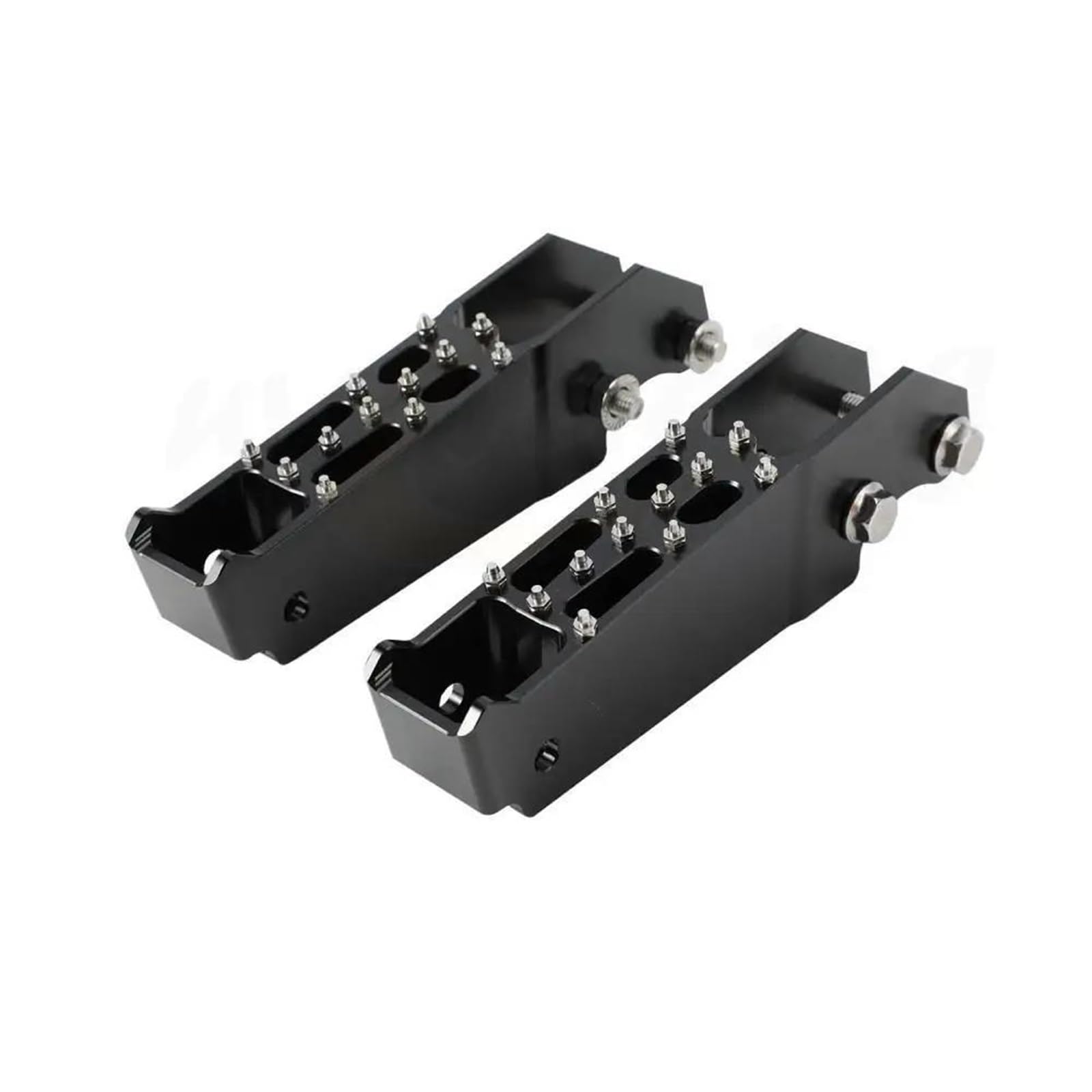 Motorrad Fußrasten Sets Für TRX150S TRX250 X X1 TM TRX 350 450 FM 350TM TRX400FW Motorradzubehör Fußrasten CNC Anti Slip Fußpedal Hilfspedal Fußrasten(Black) von DIAYES