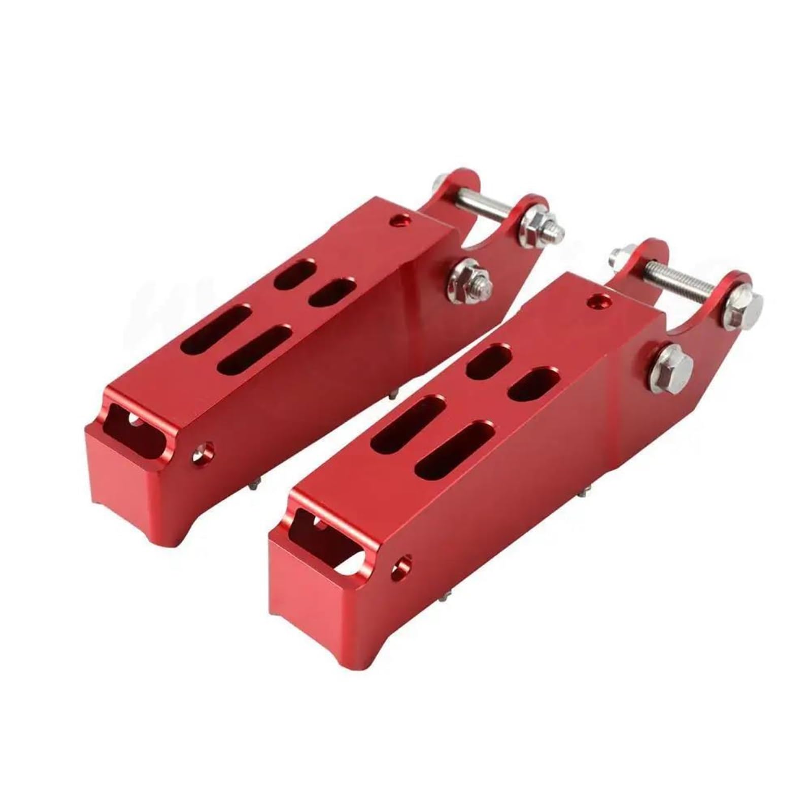 Motorrad Fußrasten Sets Für TRX150S TRX250 X X1 TM TRX 350 450 FM 350TM TRX400FW Motorradzubehör Fußrasten CNC Anti Slip Fußpedal Hilfspedal Fußrasten(Red) von DIAYES