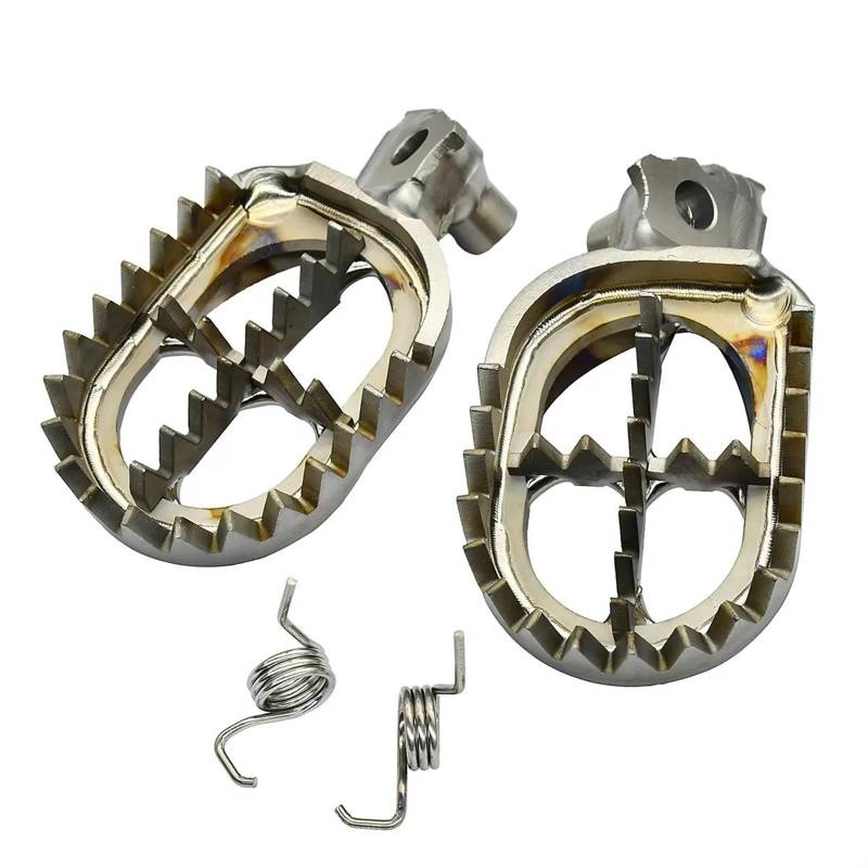 Motorrad Fußrasten Sets Für YZ125 YZ250 YZ250F YZ450F WR250F WR450F YZ 125 250 X FX Motorrad Titan Legierung TC4 Fußrasten Fußrasten Fußrasten Fußrasten von DIAYES