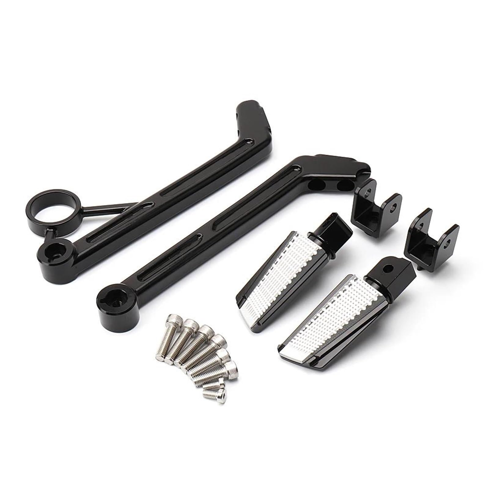 Motorrad Fußrasten Sets Motorrad Zubehör Hinten Passagier Fußrasten Fuß Peg Rest Pedal Halterung Kit Für R9T RNINET Reine R NineT Racer Scrambler Fußrasten(Type A) von DIAYES