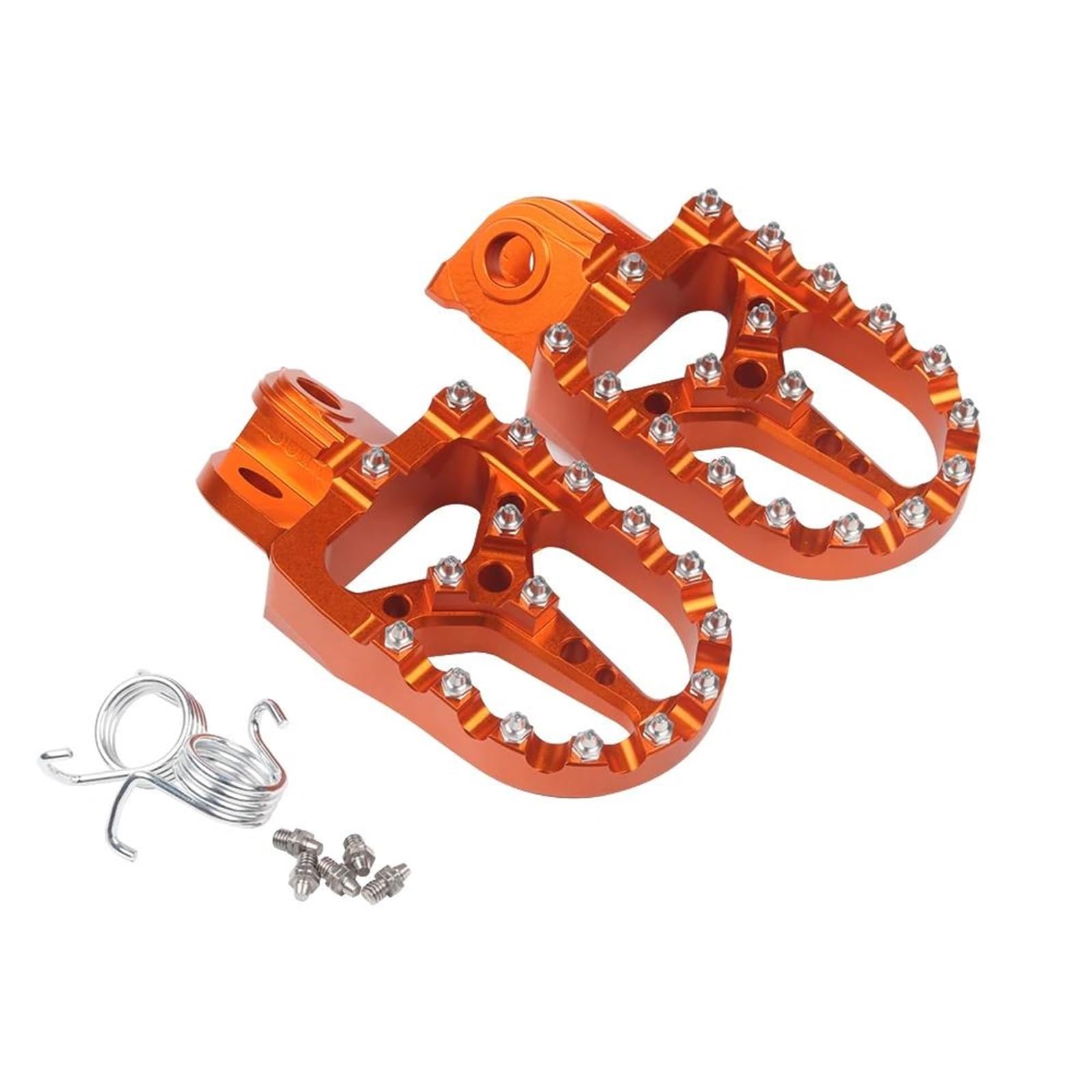 Motorrad Fußrasten Sets Motorradzubehör Fußrasten Fußrasten Fußrasten Pegs Fußpedale Für Norden 901 2021 2022 2023 Fußrasten(Orange) von DIAYES