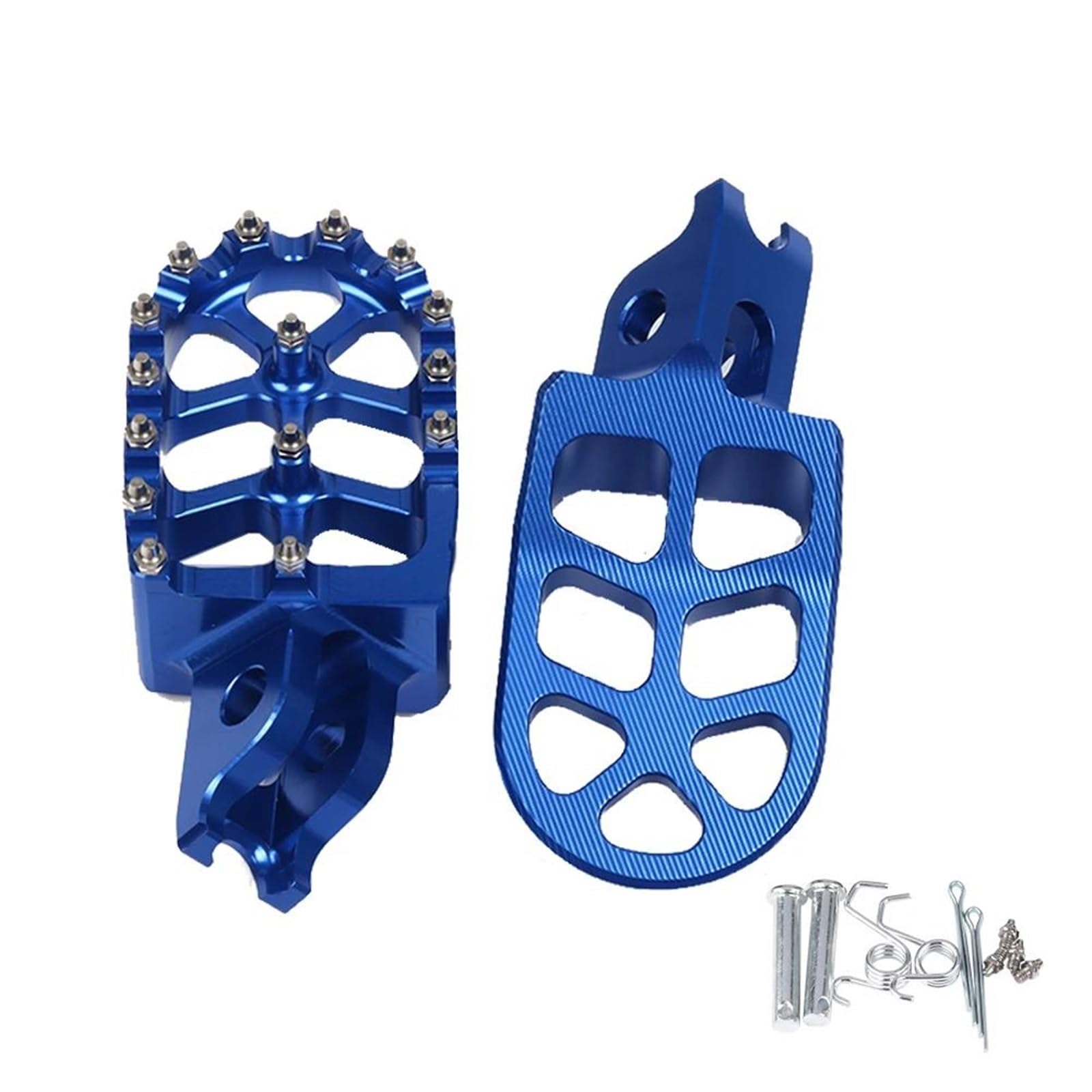 Motorrad Fußrasten Sets Motorradzubehör Fußstütze Fußrasten Fußrasten Pedale Platte Fußstützen Für CRF300L CRF300 Rally CRF 300L 250 Fußrasten(Blue) von DIAYES