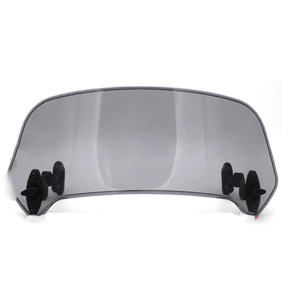 Windschutz Einstellbar Windabweiser Einstellbarer Spoiler Clamp-On Windschutzscheibenabweiser Passend Für Alle Motorradmodelle Universelle Motorrad-Windschutzscheibenverlängerung Windschutz Einstellba von DIAYES