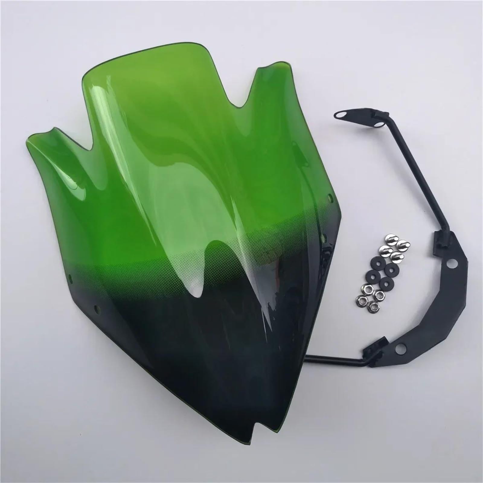 Windschutz Einstellbar Windabweiser Für Kawasaki Z750 Windschutzscheibe Windschutz Für Z750R 2007-2012 Wind Deflectore Rauch Schwarz Spoiler Windschutz Einstellbar Windabweiser(Green) von DIAYES