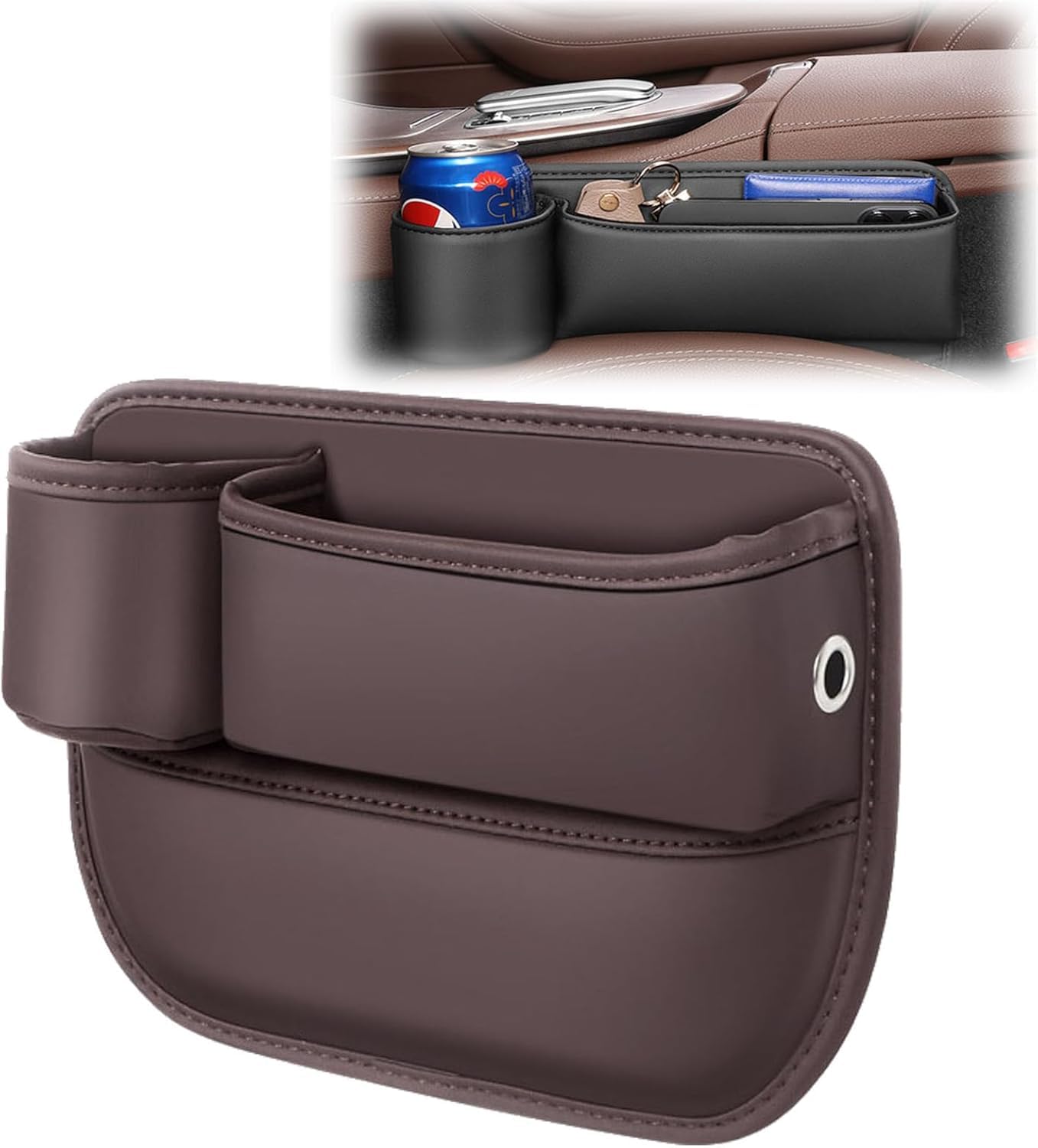 Aufbewahrungsbox Autositze für BMW F45 2014-2023, Autositz Lückenfüller Organizer, Auto Organizer Mittelkonsole, Auto Organizer Vorne. von DIBTKPQ