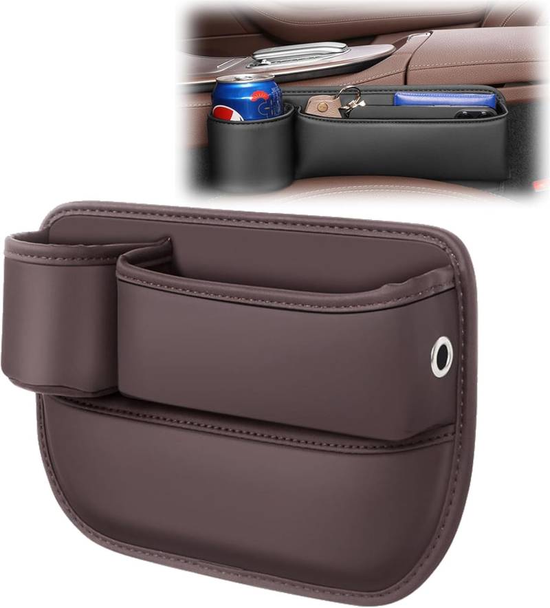 Aufbewahrungsbox Autositze für BMW Serie 2 F46 2015-2022, Autositz Lückenfüller Organizer, Auto Organizer Mittelkonsole, Auto Organizer Vorne. von DIBTKPQ