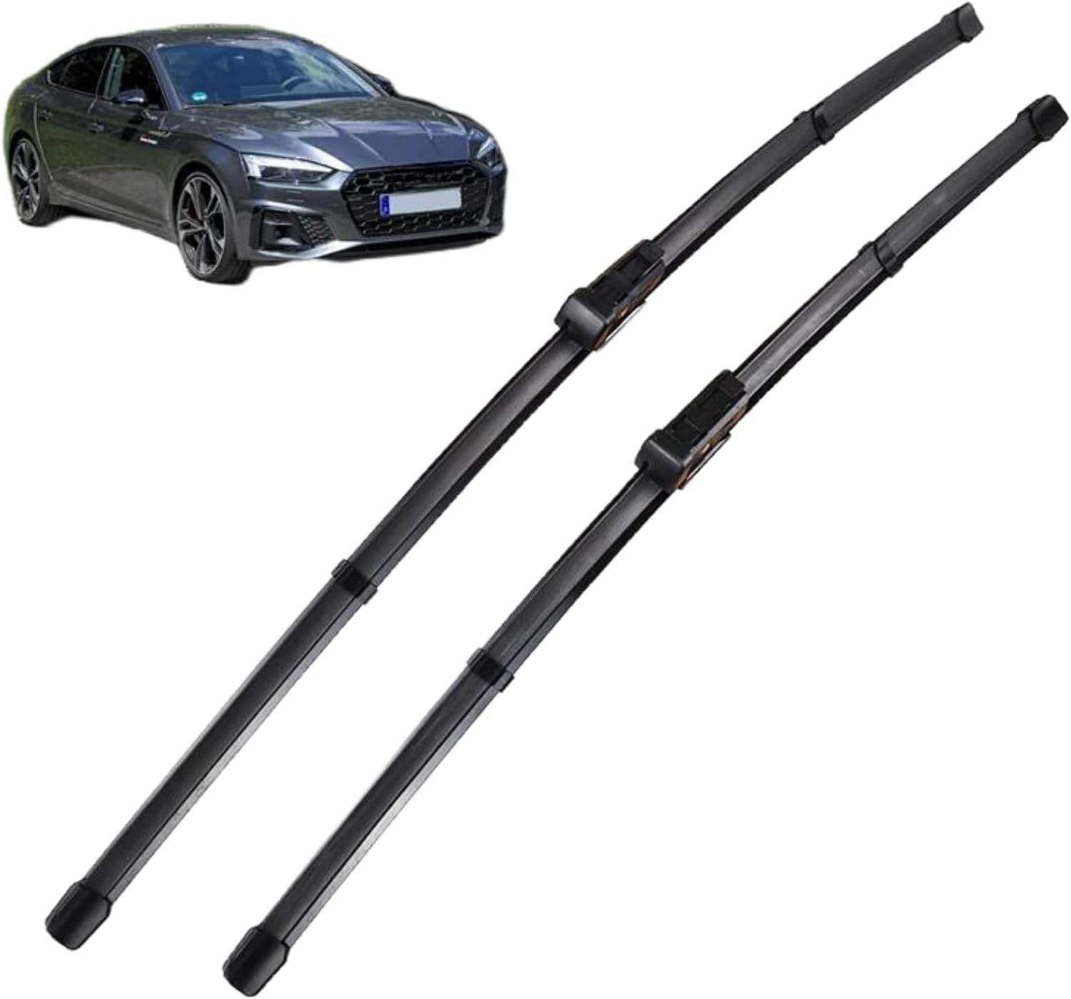 Auto Wischer Für Audi A5 MK2 2017-2023 24"+20", Wischer Vorne Wischer Set Windschutzscheibe Fenster Wischerblätter, Scheibenwischer vorne. von DIBTKPQ