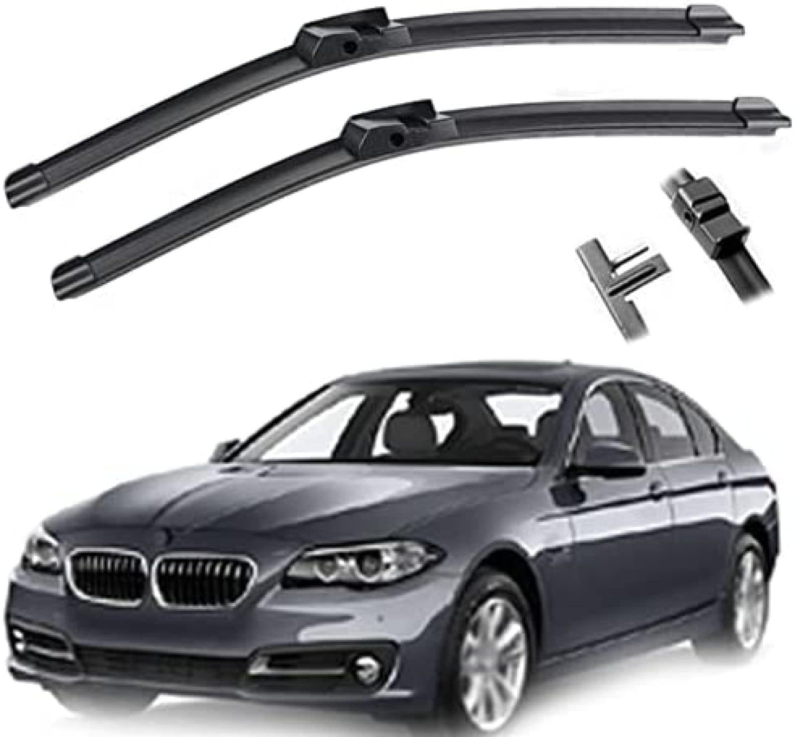 Auto Wischer Für BMW 5 Series F07 F10 F11 2010 2011 2012 2013 2014 2015 2016 26"+18", Wischer Vorne Wischer Set Windschutzscheibe Fenster Wischerblätter, Scheibenwischer vorne. von DIBTKPQ