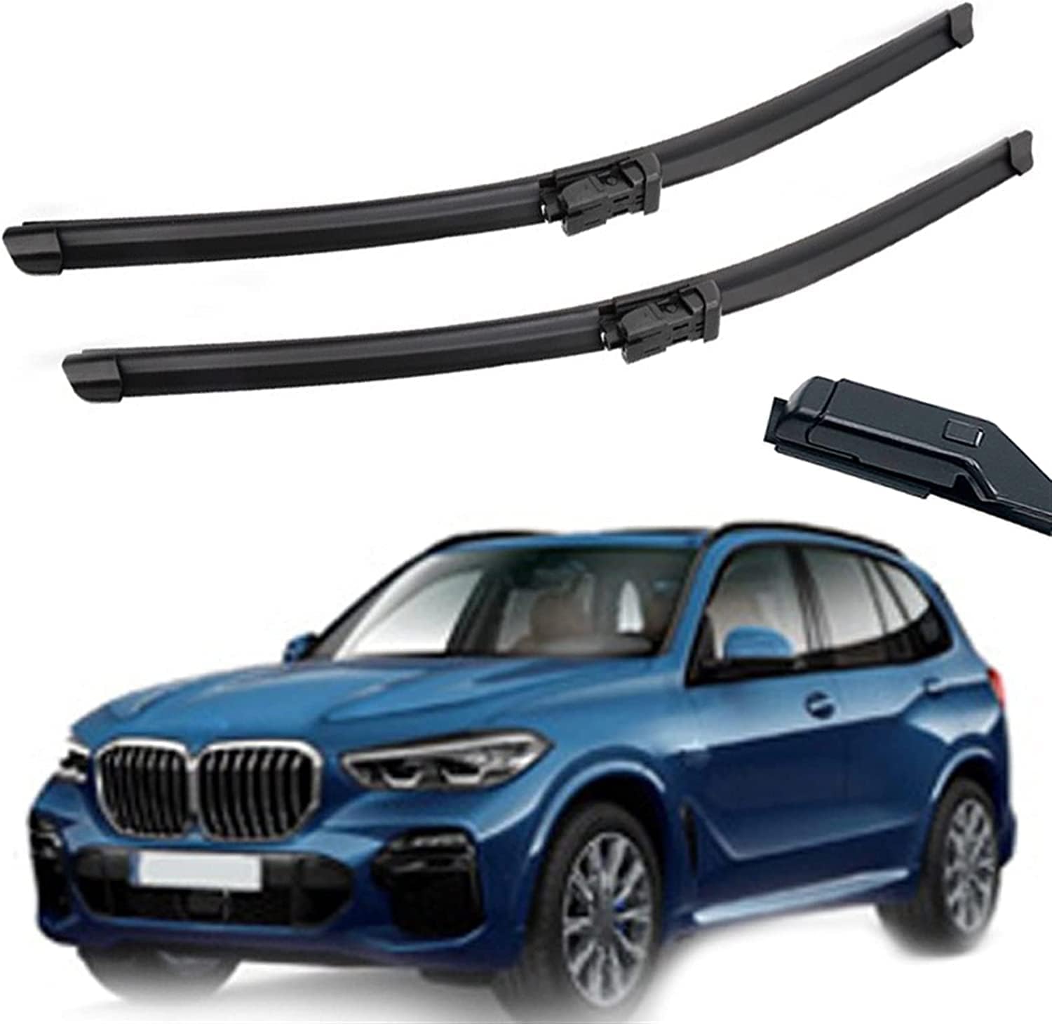 Auto Wischer Für BMW X5 G05 2019 2020 2021 26"+ 20", Wischer Vorne Wischer Set Windschutzscheibe Fenster Wischerblätter, Scheibenwischer vorne. von DIBTKPQ