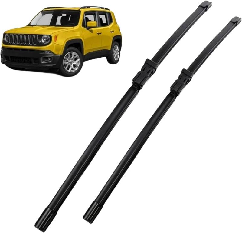 Auto Wischer Für Jeep Renegade BU 2014-2023 22"+20", Wischer Vorne Wischer Set Windschutzscheibe Fenster Wischerblätter, Scheibenwischer vorne. von DIBTKPQ