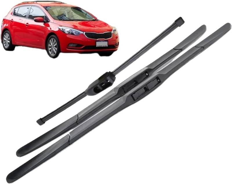 Auto Wischer Für Kia Cerato YD 2012-2017 26"+14"+13", Wischer Vorne Wischer Set Windschutzscheibe Fenster Wischerblätter, Scheibenwischer vorne. von DIBTKPQ