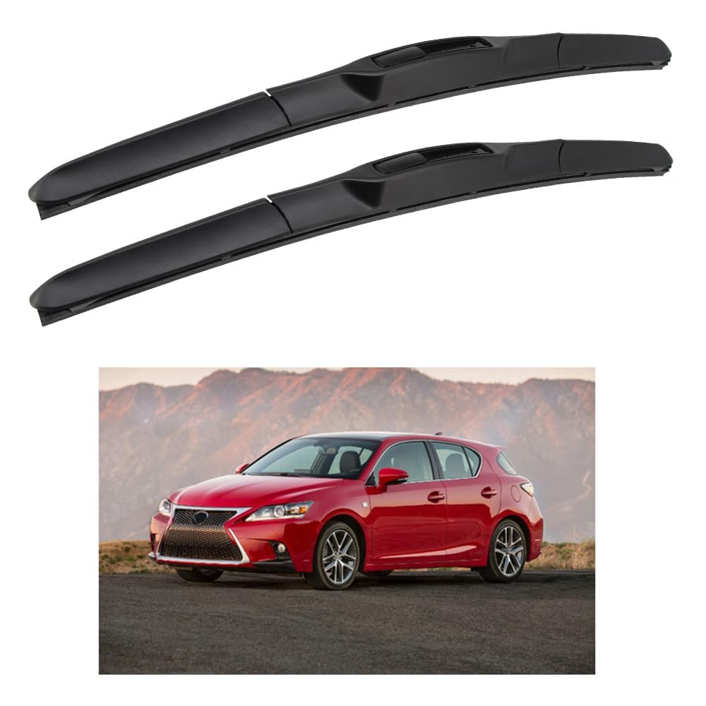 Auto Wischer Für Lexus CT200H 26"+18" 2011-2020, Wischer Vorne Wischer Set Windschutzscheibe Fenster Wischerblätter, Scheibenwischer vorne. von DIBTKPQ