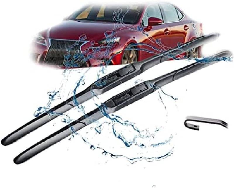 Auto Wischer Für Lexus IS XE30 250 300h 350 IS250 IS300h IS350 2014 2015 2016-2019 24"+18", Wischer Vorne Wischer Set Windschutzscheibe Fenster Wischerblätter, Scheibenwischer vorne. von DIBTKPQ