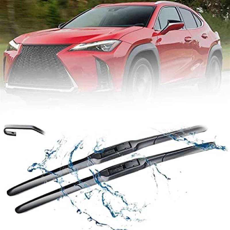 Auto Wischer Für Lexus UX 2018 2019 2020 2021 2022 26"+16", Wischer Vorne Wischer Set Windschutzscheibe Fenster Wischerblätter, Scheibenwischer vorne. von DIBTKPQ