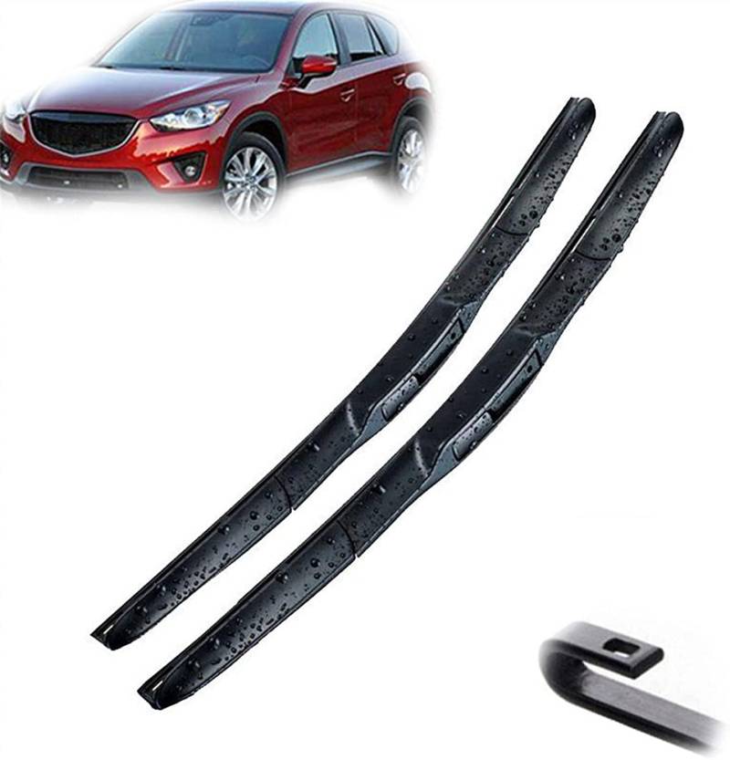 Auto Wischer Für Mazda CX-5 KE 2012 2013 2014 2015 2016 2017 24"18", Wischer Vorne Wischer Set Windschutzscheibe Fenster Wischerblätter, Scheibenwischer vorne. von DIBTKPQ