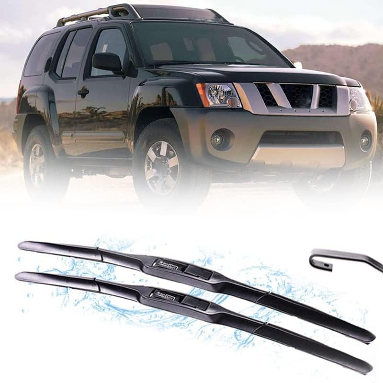 Auto Wischer Für Nissan Xterra N50 2005-2012 2013 2014 2015 2016 2017 2018 2019 2020 2021 2022 24"+18", Wischer Vorne Wischer Set Windschutzscheibe Fenster Wischerblätter, Scheibenwischer vorne. von DIBTKPQ