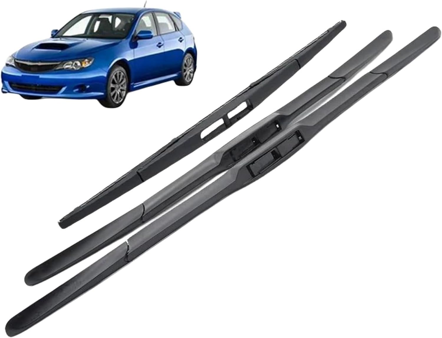 Auto Wischer Für Subaru Impreza GE GV GH GR 2007-2014 24"+16"+16", Wischer Vorne Wischer Set Windschutzscheibe Fenster Wischerblätter, Scheibenwischer vorne. von DIBTKPQ