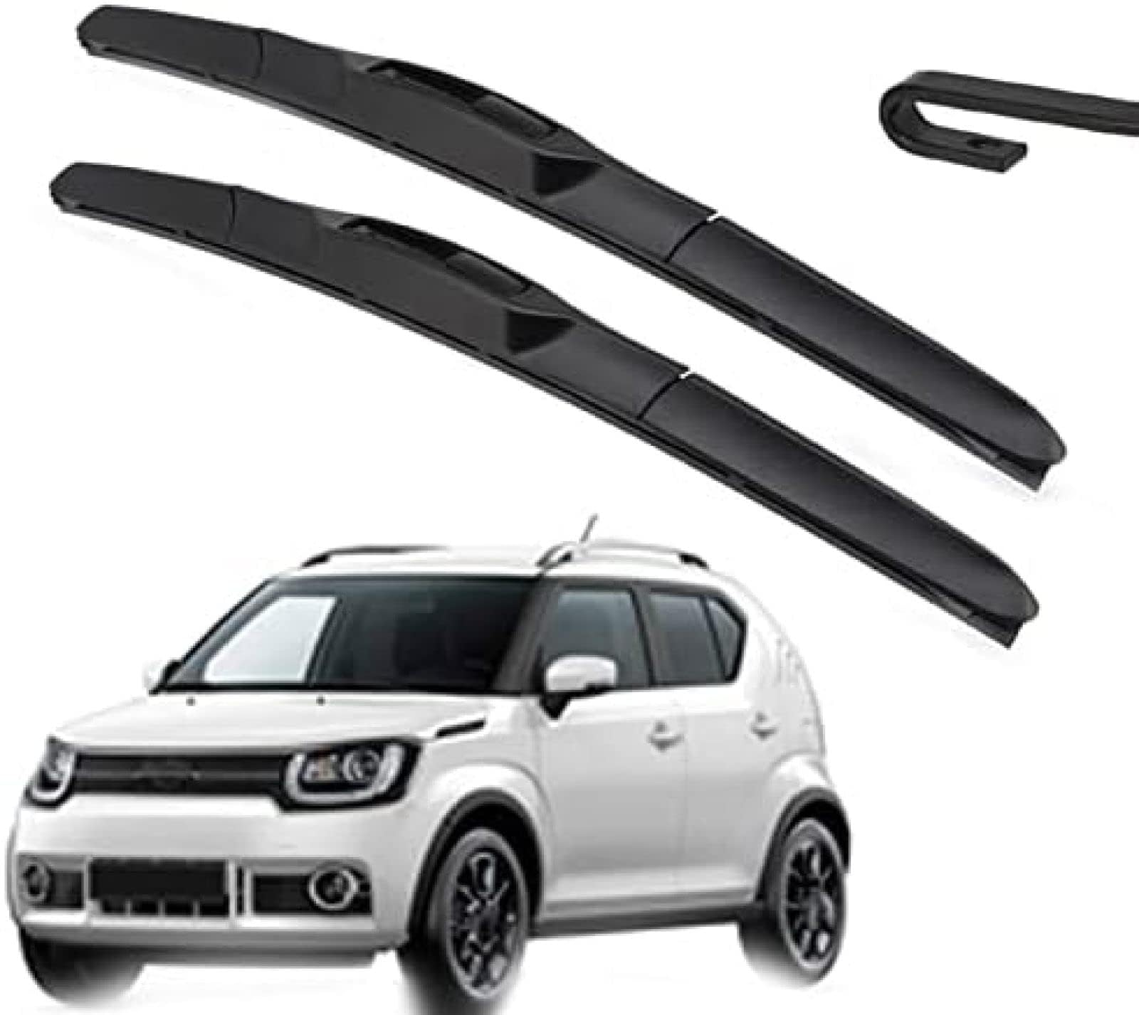 Auto Wischer Für Suzuki Ignis MF 2016 2017 2018 2019 2020 2021 21"+18", Wischer Vorne Wischer Set Windschutzscheibe Fenster Wischerblätter, Scheibenwischer vorne. von DIBTKPQ