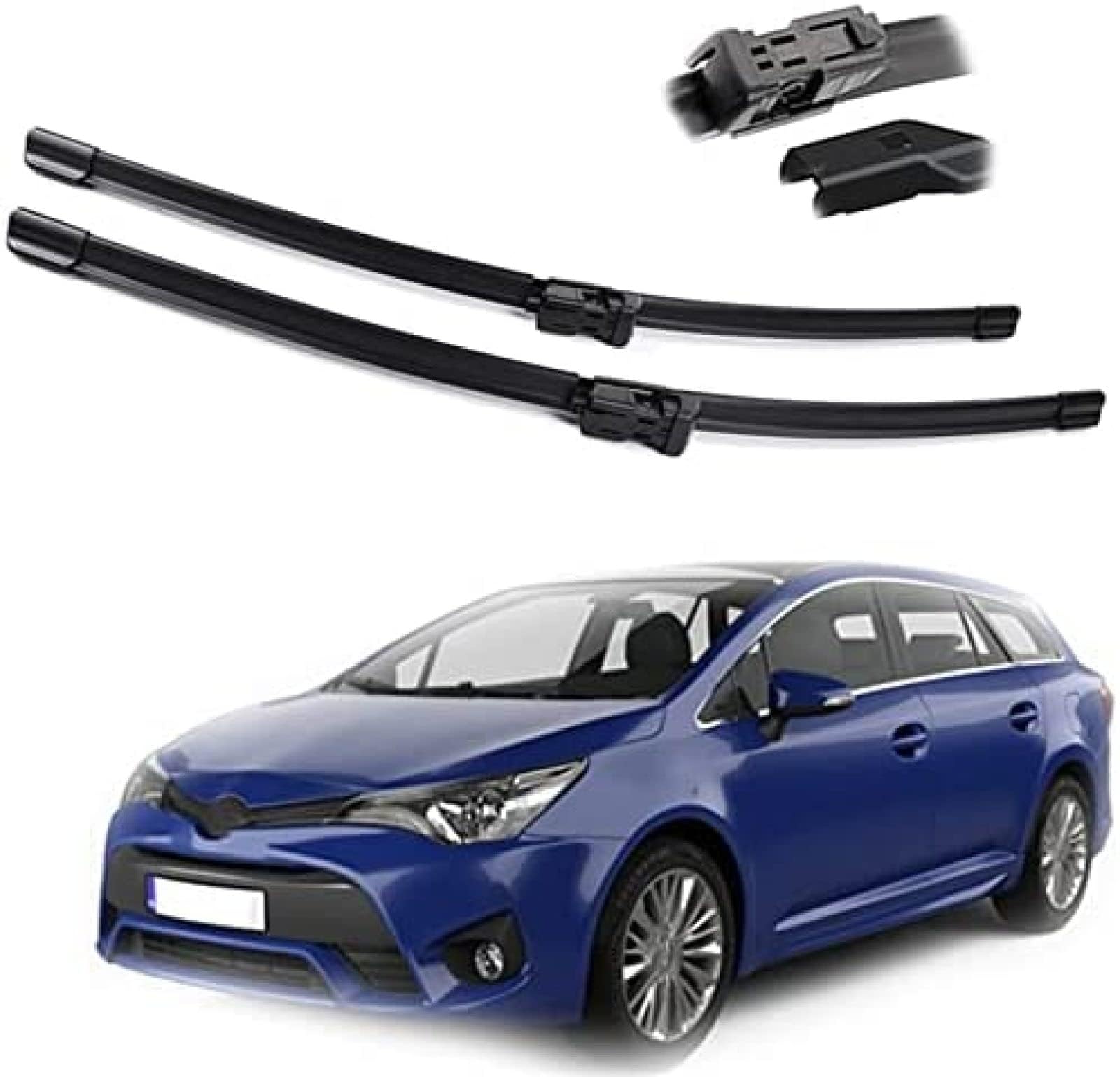 Auto Wischer Für Toyota Avensis T270 MK3 2009 2010 2011 2012 2013 2014 2015-2018 26"+16", Wischer Vorne Wischer Set Windschutzscheibe Fenster Wischerblätter, Scheibenwischer vorne. von DIBTKPQ