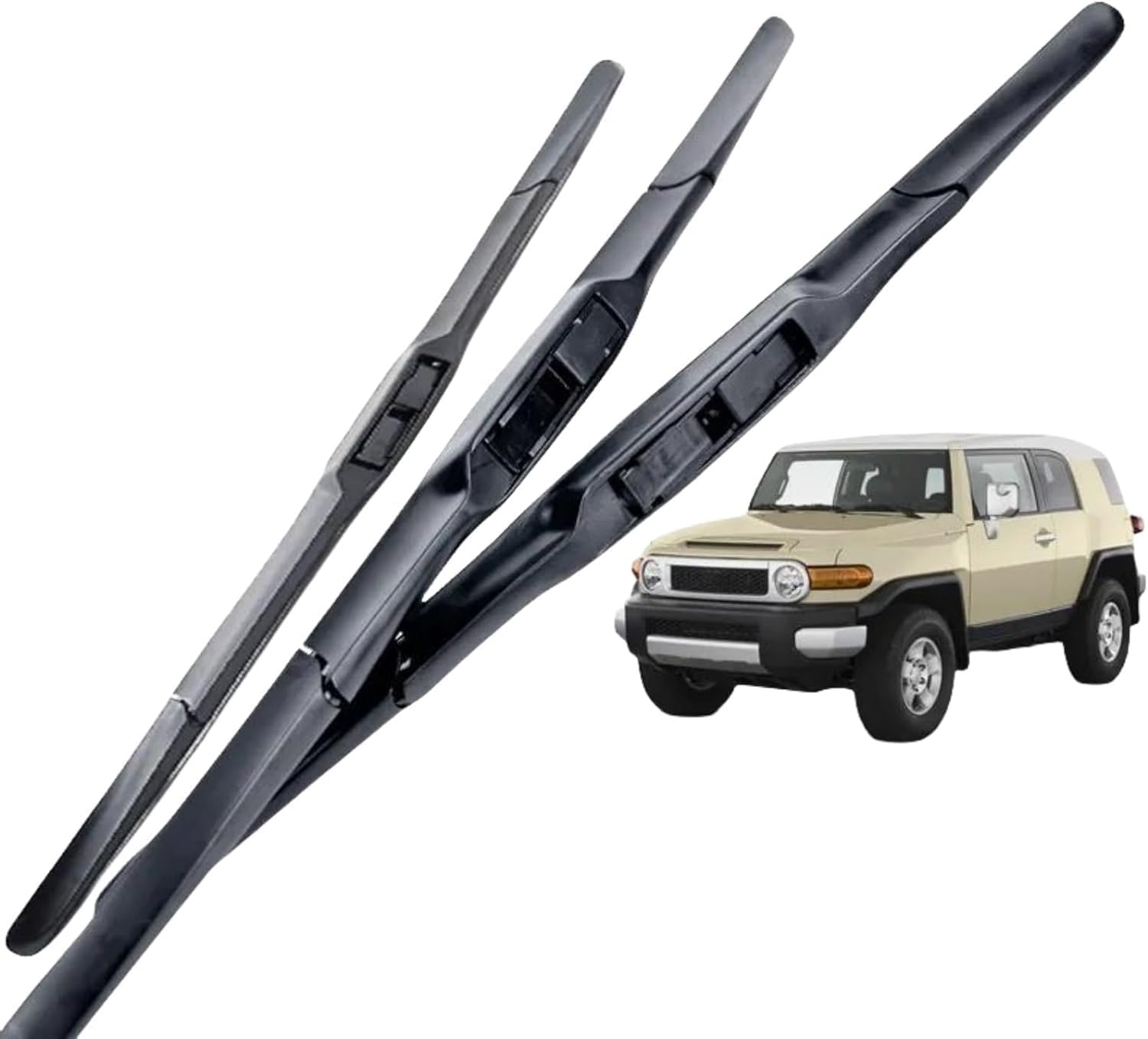 Auto Wischer Für Toyota FJ Cruiser 2006-2023 14"+16"+14", Wischer Vorne Wischer Set Windschutzscheibe Fenster Wischerblätter, Scheibenwischer vorne. von DIBTKPQ