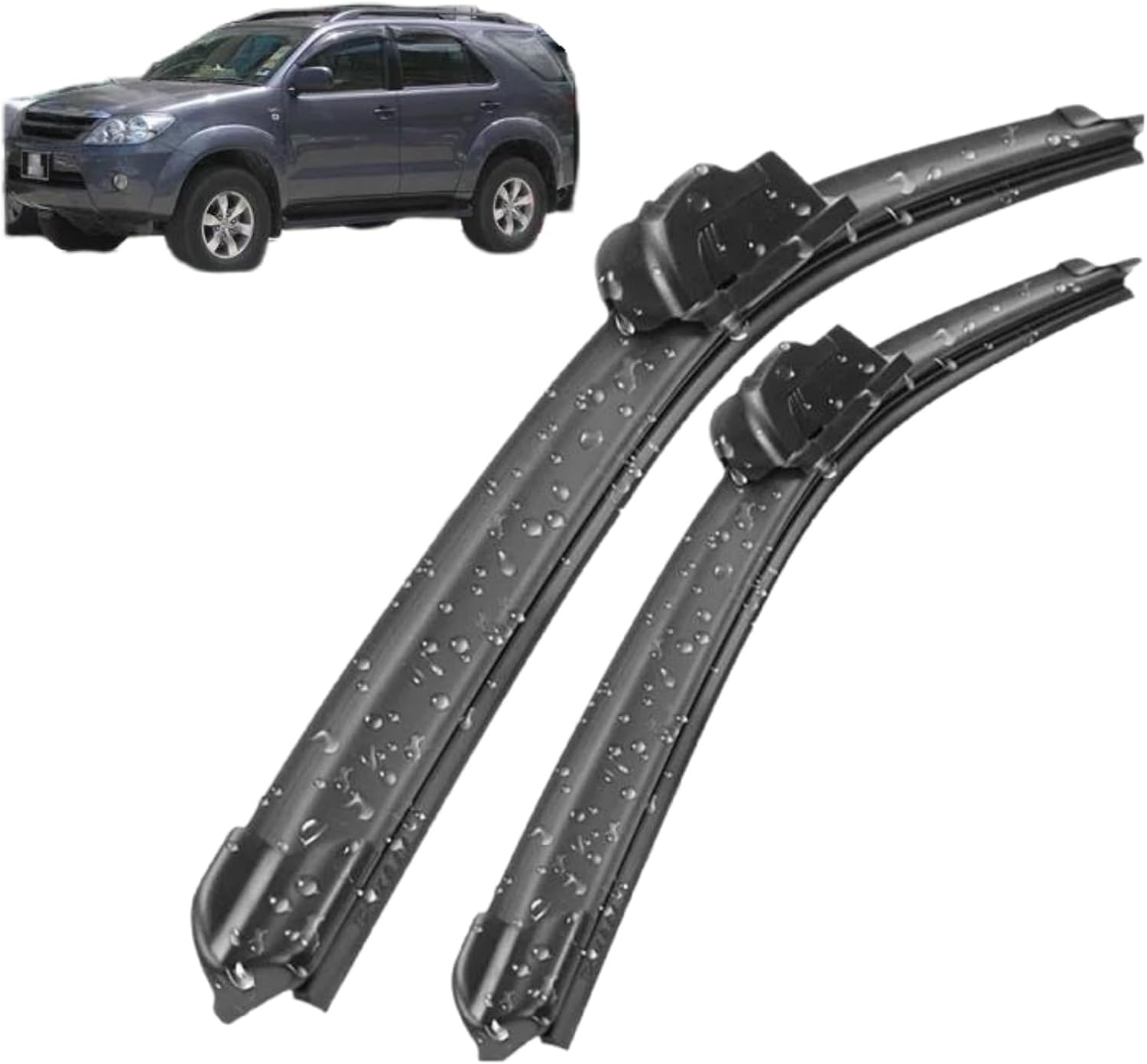 Auto Wischer Für Toyota Fortuner AN50 AN60 2004-2015 21"+19", Wischer Vorne Wischer Set Windschutzscheibe Fenster Wischerblätter, Scheibenwischer vorne. von DIBTKPQ