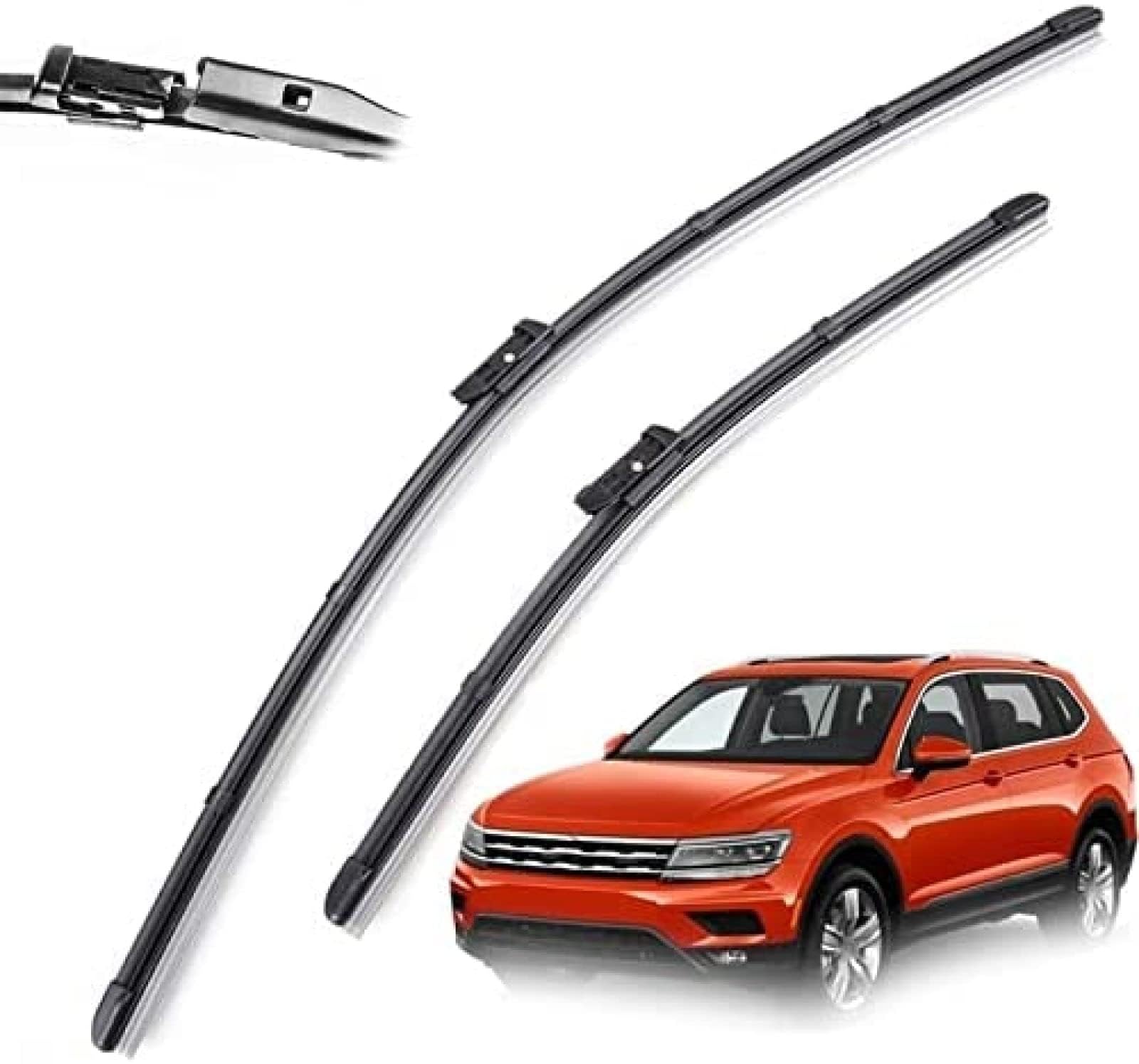 Auto Wischer Für VW Tiguan MK2 2020 2019 2018 2017 26"+21", Wischer Vorne Wischer Set Windschutzscheibe Fenster Wischerblätter, Scheibenwischer vorne. von DIBTKPQ