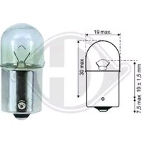 DIEDERICHS Glühlampe, Bremsleuchte 12V LID10061 von DIEDERICHS