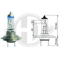 DIEDERICHS Glühlampe, Hauptscheinwerfer H7 LID10066  VW,AUDI,MERCEDES-BENZ,Golf IV Schrägheck (1J1),Golf V Schrägheck (1K1),POLO (9N_) von DIEDERICHS