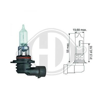 Diederichs Glühlampe, Fernscheinwerfer [Hersteller-Nr. LID10026] für Alfa Romeo, Alpina, BMW, Cadillac, Chevrolet, Chrysler, Daihatsu, Dodge, Ducati, von DIEDERICHS