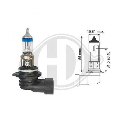 Diederichs Glühlampe, Fernscheinwerfer [Hersteller-Nr. LID10069] für Alpina, BMW, Cadillac, Chevrolet, Chrysler, Daihatsu, Dodge, Ford, Honda, Hyundai von DIEDERICHS