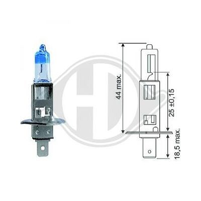 Diederichs Glühlampe, Fernscheinwerfer [Hersteller-Nr. LID10062] für Abarth, Alfa Romeo, Alpina, Audi, BMW, Chevrolet, Chrysler, Citroën, Dacia, Daiha von DIEDERICHS