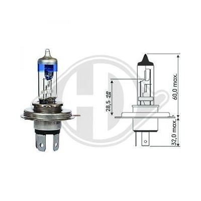 Diederichs Glühlampe, Fernscheinwerfer [Hersteller-Nr. LID10064] für Abarth, Alfa Romeo, Alpina, Audi, Austin, BMW, Cagiva, Chevrolet, Chrysler, Citro von DIEDERICHS