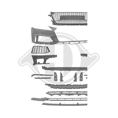 Diederichs Stoßfänger [Hersteller-Nr. 1042350] für Audi von DIEDERICHS