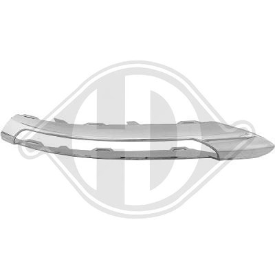 Diederichs Zier-/Schutzleiste, Stoßfänger [Hersteller-Nr. 1672264] für Mercedes-Benz von DIEDERICHS