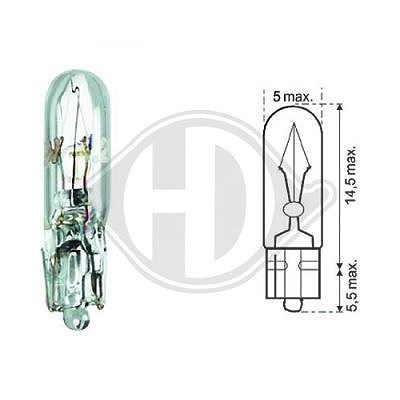 Diederichs Glühlampe, Instrumentenbeleuchtung [Hersteller-Nr. LID10085] für Mercedes-Benz, Volvo von DIEDERICHS