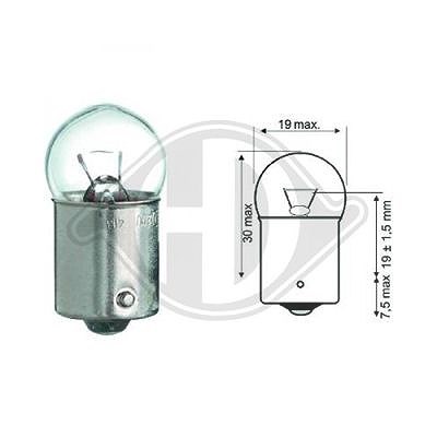 Diederichs Glühlampe, Positions-/Begrenzungsleuchte [Hersteller-Nr. LID10059] für Abarth, Alfa Romeo, Alpina, Audi, Austin, BMW, Citroën, Daihatsu, Da von DIEDERICHS